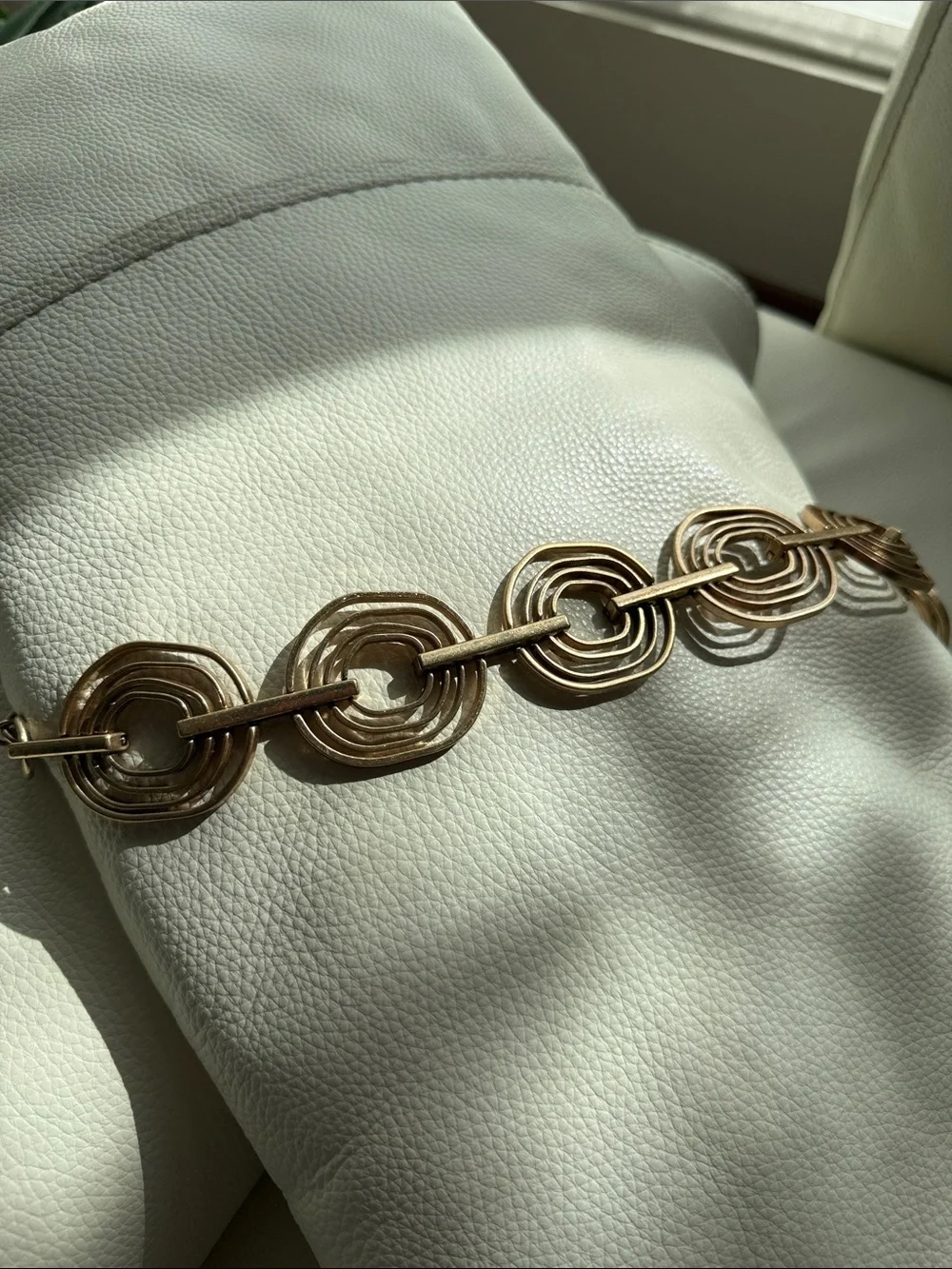 Chico's‎ Gold-Tone Concentric Link Belt